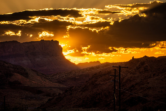 Sunset in Moab