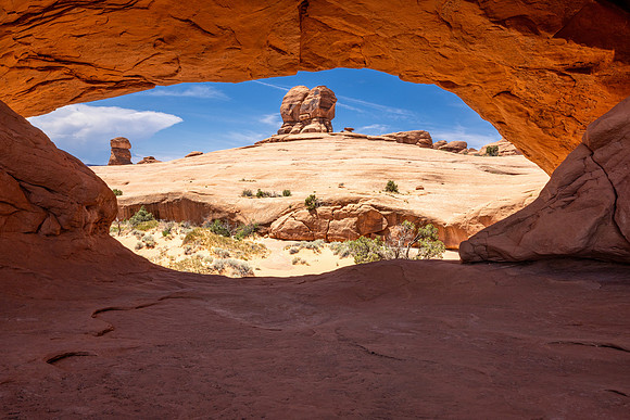 Peeking through the Arch
